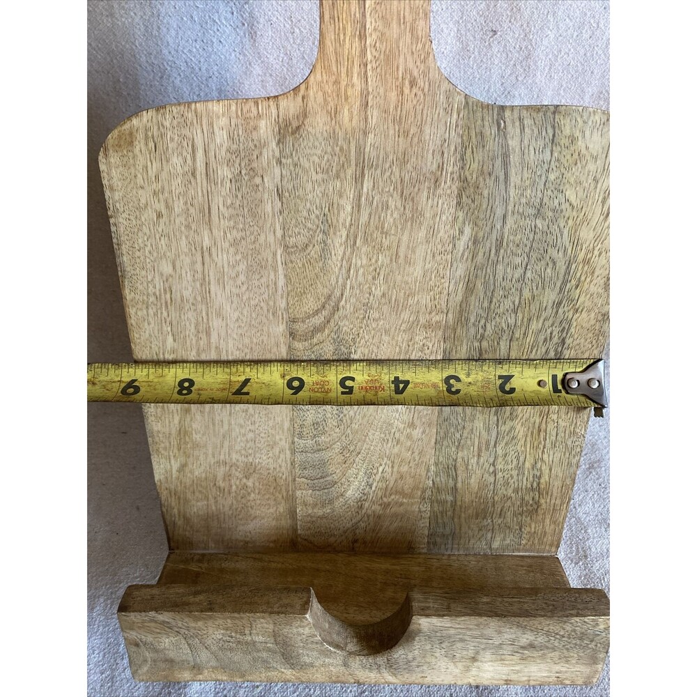 Rustic Wood Cookbook holder Stand - Picture 5 of 6
